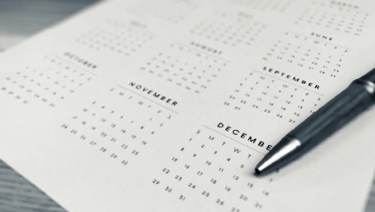 カレンダーの写真