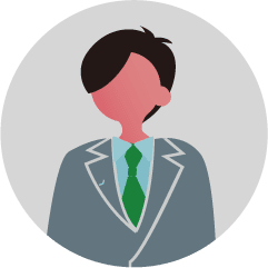 スーツを着た人物のアイコン
